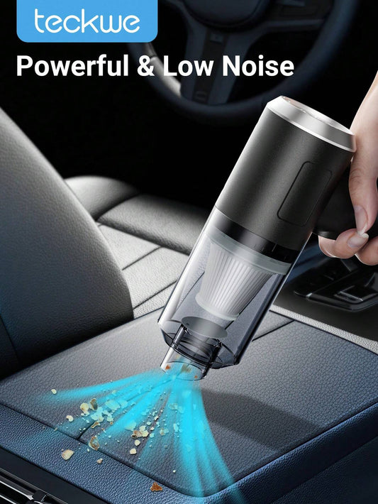 Teckwe Car Vacuum Cleaner,Wireless Handheld Household Car Vacuum Cleaner,USB Charging Car Household Vacuum Cleaner Small Car With Fully Automatic High Power Powerful Cleaning,Mini Dust Blower For Home & Auto,Strong Suction & Rechargeable Christmas Gifts,M