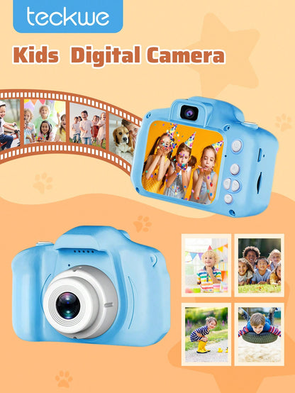 Teckwe Mini Portable Digital Camera,Digital Camera 720P,Taking Photos And Videos Camera Portable Toys,2-Inch Screen 8MP,No TF Card,Birthday Festival Gift Christmas Gifts,Must-Haves For Autumn And Winter Holiday Camping Holiday Essentials Vacation Accessor